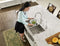 Sip Transitional Chrome One-Handle High Arc Beverage Faucet