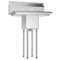 30 in. One Compartment Stainless Steel Commercial Sink with 2 Drainboards, Bowl Size 10" x 14" x 10