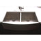 36 In. Niseko Farmhouse Apron Mount Double Bowl Satin Stainless Steel Kitchen Sink With Bottom Grid