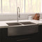 36 In. Niseko Farmhouse Apron Mount Double Bowl Satin Stainless Steel Kitchen Sink With Bottom Grid