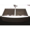 36 In. Niseko Farmhouse Apron Mount Double Bowl Satin Stainless Steel Kitchen Sink With Bottom Grid