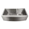 36 In. Courchevel Farmhouse Apron Mount Double Bowl Stainless Steel Kitchen Sink With Bottom Grid