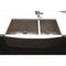 36 In. Courchevel Farmhouse Apron Mount Double Bowl Satin Stainless Steel Kitchen Sink With Bottom Grid