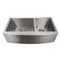 36 In. Courchevel Farmhouse Apron Mount Double Bowl Stainless Steel Kitchen Sink With Bottom Grid
