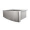 30 In. Zermatt Farmhouse Apron Mount Single Bowl Stainless Steel Kitchen Sink With Bottom Grid