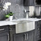 30 In. Zermatt Farmhouse Apron Mount Single Bowl Stainless Steel Kitchen Sink With Bottom Grid