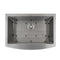 30 In. Zermatt Farmhouse Apron Mount Single Bowl Stainless Steel Kitchen Sink With Bottom Grid