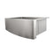 30 In. Zermatt Farmhouse Apron Mount Single Bowl Stainless Steel Kitchen Sink With Bottom Grid