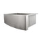 30 In. Zermatt Farmhouse Apron Mount Single Bowl Stainless Steel Kitchen Sink With Bottom Grid