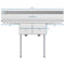 56 in. Two Compartment Stainless Steel Commercial Sink with 2 Drainboards, Bowl Size 12"x 16"x 10