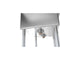 43 in. Two Compartment Stainless Steel Commercial Sink with Drainboard, Bowl Size 12"x 16"x 10