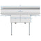 60 in. Two Compartment Stainless Steel Commercial Sink with 2 Drainboards, Bowl Size 15"x 15"x 12