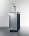 15" Wide Built-In Kegerator With Gooseneck Tap