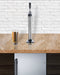 15" Wide Built-In Kegerator With Gooseneck Tap