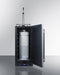 15" Wide Built-In Kegerator With Gooseneck Tap