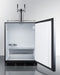 24" Wide Built-In Cold Brew Coffee Kegerator, ADA Compliant