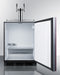 24" Wide Built-In Kegerator, ADA Compliant (Panel Not Included)