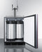 24" Wide Built-In Coffee Kegerator, ADA Compliant (Panel Not Included)