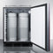 24" Wide Built-In Kegerator, ADA Compliant (Panel Not Included)