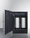 24" Wide Front Tap Built-In Cold Brew Coffee Kegerator