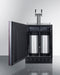 24" Wide Cold Brew Coffee Kegerator (Panel Not Included)