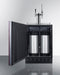 24" Wide Cold Brew/Nitro Kegerator (Panel Not Included)