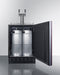 24" Wide Beer Kegerator (Panel Not Included)