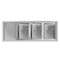 48 in. Three-Compartment Commercial Under-Bar Sink with 3 in. Backsplash, Left Drainboard and Low Lead Faucet, NSF Certified in Stainless Steel