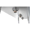 51 in. Three Compartment Stainless Steel Commercial Sink with Drainboard, Bowl Size 12"x 16"x 10
