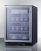 24" Wide Commercial Display Freezer
