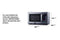 23" Wide Countertop Microwave