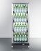 24" Wide Mini Reach-In Beverage Center with Dolly