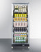 24" Wide Mini Reach-In Beverage Center with Dolly
