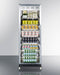 24" Wide Mini Reach-In Beverage Center with Dolly