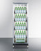 24" Wide Mini Reach-In Beverage Center with Dolly