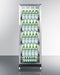 24" Wide Mini Reach-In Beverage Center with Dolly