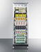 24" Wide Mini Reach-In Beverage Center with Dolly