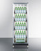 24" Wide Mini Reach-In Beverage Center with Dolly