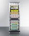 24" Wide Mini Reach-In Beverage Center with Dolly