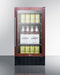 18" Wide Built-In Beverage Center (Panel Not Included)