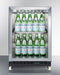 24" Wide Built-In Mini Reach-In Beverage Center with Dolly