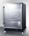 24" Wide Built-In Mini Reach-In Beverage Center with Dolly