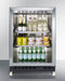 24" Wide Built-In Mini Reach-In Beverage Center with Dolly