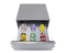24" Wide Built-In Commercial Beverage Refrigerator With Top Drawer