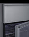 24" Wide Built-In Commercial Beverage Refrigerator With Top Drawer