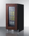 15" Wide Built-In Beverage Center (Panel Not Included)