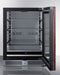 24" Wide Built-In Beverage Center (Panel Not Included)