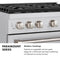 30 In. 4.2 Cu. Ft. Paramount Dual Fuel Range With 4 Burner Gas Cooktop And Electric Convection Oven In Stainless Steel