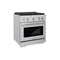 30 In. 4.2 Cu. Ft. Paramount Dual Fuel Range With 4 Burner Gas Cooktop And Electric Convection Oven In Stainless Steel