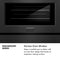 Autograph Edition 30 In. 4.2 Cu. Ft. Paramount Dual Fuel Range With 4 Burner Gas Cooktop And Electric Convection Oven In Black Satin Stainless Steel With Polished Gold Accents